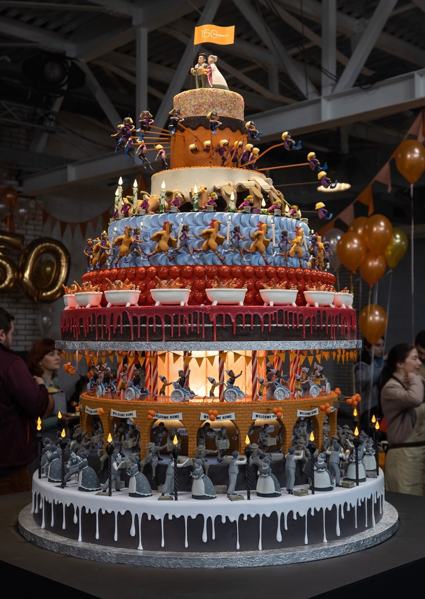 The cake