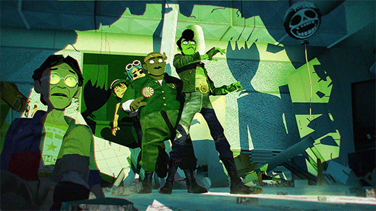 Gorillaz motion