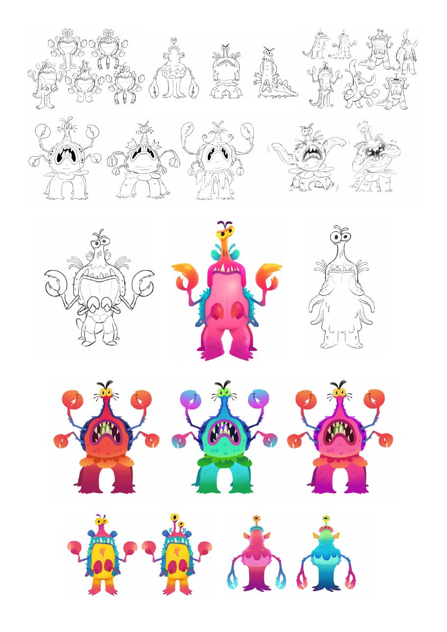 Boxing monsters
