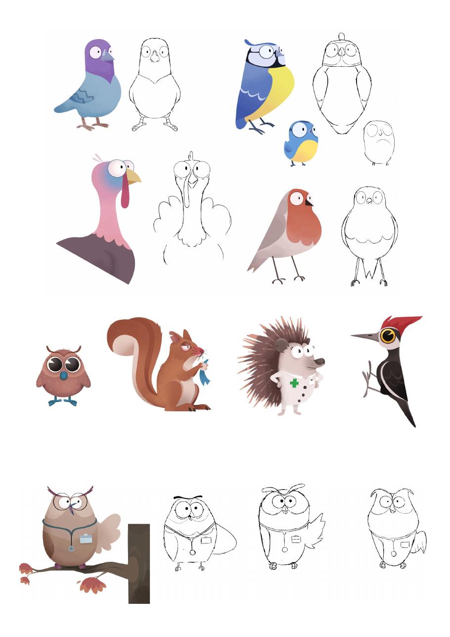 Bird characters